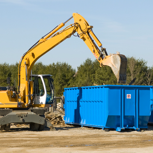 what size residential dumpster rentals are available in Hanover Kansas